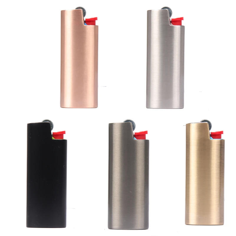 Description Picture 3 of itemSeries Dolphin Metal Case Covered Leather Shell for France Small BIC Lighter j5 J25