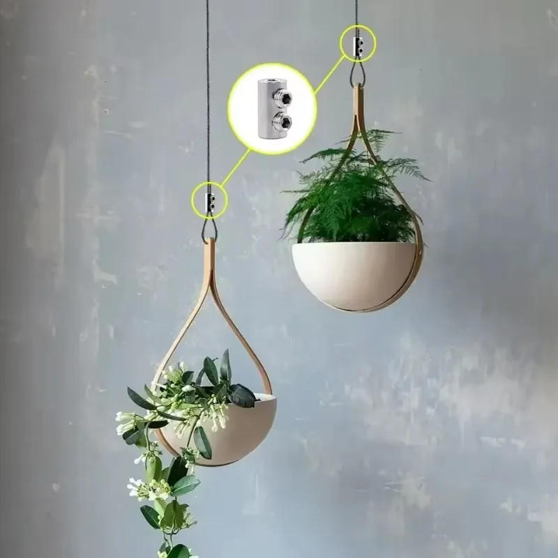 Description Picture 2 of item1/2mm Steel Wire Rope Clamp Stainless Steel Double Holes Metal Copper Clip Adjustable Screws Fastener Hardware Sling Tools