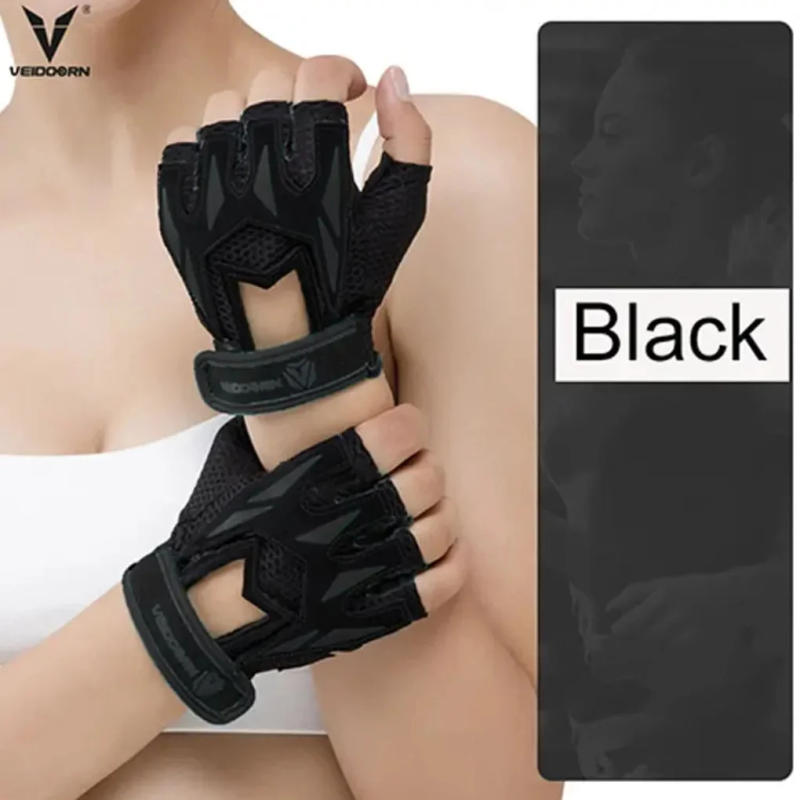 Description Picture 5 of item2023 Gym Gloves for Men Women Weight Lifting Half Finger Breathable Anti Slip Training Fitness Workout Gloves