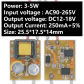 3-5W DC12-18V 250mA