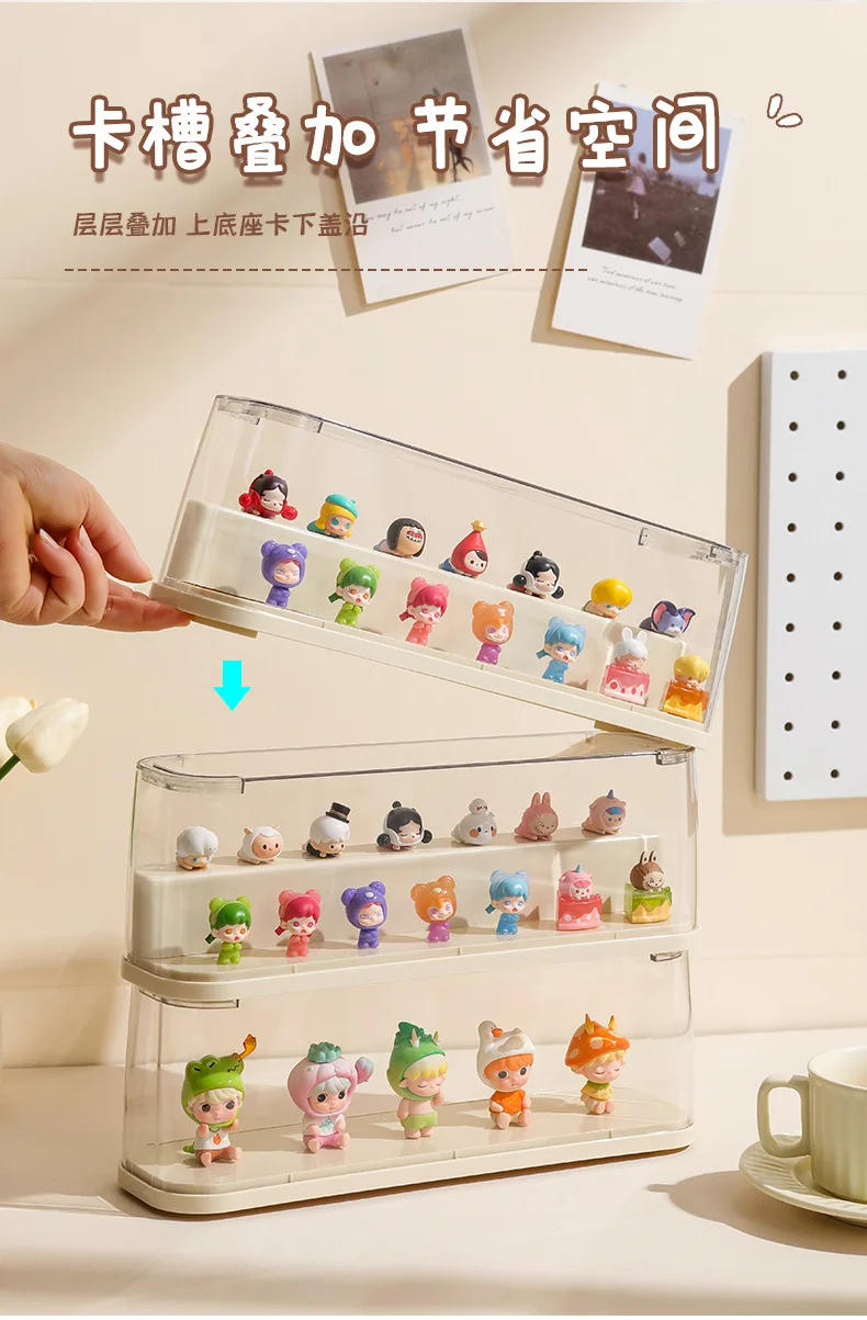 Description Picture 5 of itemFigure Storage Box for Figures Acrylic Transparent Ornaments Dust Proof With Lid Boxes Organizer Locker Blind Display Action