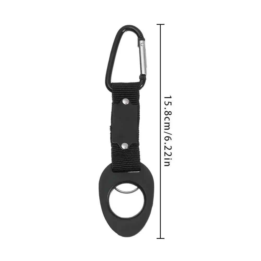 Description Picture 3 of item1PC Water Bottle Holder Clip Outdoor Camping Hiking Sport Kettle Buckle Carabiner Belt Backpack Hanger Hook Climbing Accessories