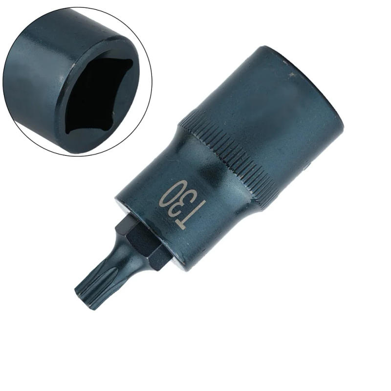 Description Picture 6 of itemTorx Screwdriver Bit  1/2inch Socket Bits Adapter T30 T40 T45 T50 T55 T60 T70 Torx Socket Adapter Hand Tool For Ratchet Wrenches
