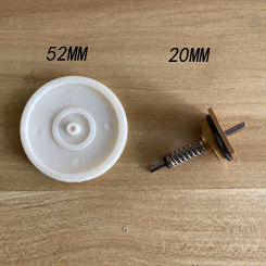 1 Set Length 48mm OD 20mm Gas Boiler Water Valve Thimble And 52mm Water Heater Top Cover