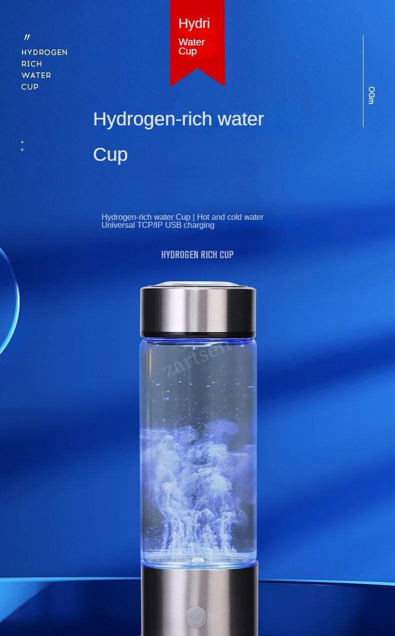 Description Picture 2 of itemPortable Hydrogen Water Generator 3 Minutes Mode High Concentration Hydrogen Water Generator