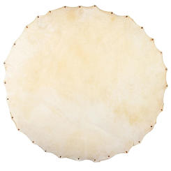 W10A African Drum Skin Fittings Tambourine Replacement Material African Goat Skin Drums Drum Goat Skin Random Style 30cm/35cm