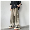 Spring New Mens Bell-Bottoms Jeans Denim Pants Vintage Retro Wide Leg Trousers Slim Fit Cowboy Skinny Trousers Flared Pants