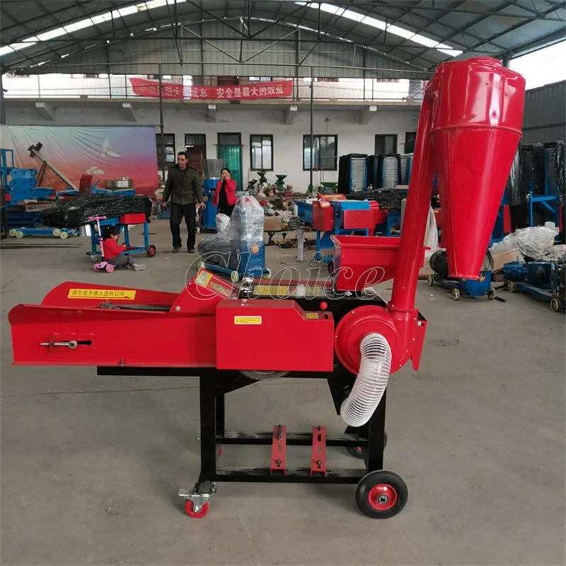 Description Picture 6 of itemElectric Grass Shredder Forage Grass Chopper Farm Hay Chaff Cutter Straw Livestock Feed Making Machine