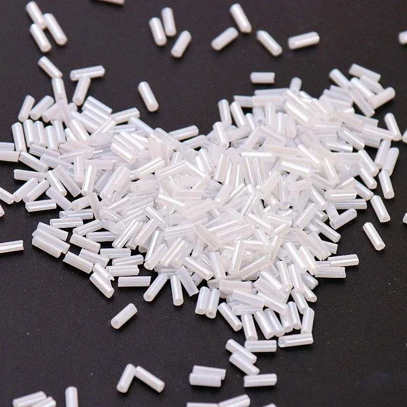 Description Picture 6 of itemColorful 300Pcs Seedbeads 11/0 Tube bead 2x6mm Bugles Glass Seed Beads For DIY  Jewelry Making Women Garments Accessories