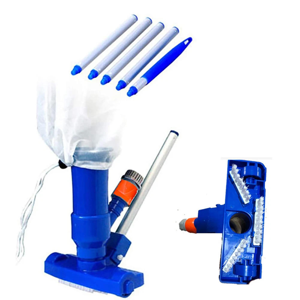 Description Picture 5 of itemPortable Swimming Pool Vacuum Cleaner Cleaning Tool Disinfect Suction Head Pond Fountain Pool Vacuum Cleaner Brush with Handle