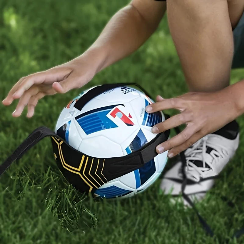 Description Picture 3 of itemSoccer Trainer, Soccer/Volleyball/Rugby Training Equipment Aid, Football Kick Throw Solo Practice Training Aid Control Skills