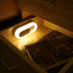 Wireless Night Lamp Room Decor Bedside Motion Sensor Light For Stairs Hallway Closet Lighting Charging LED Under Cabinet Lights