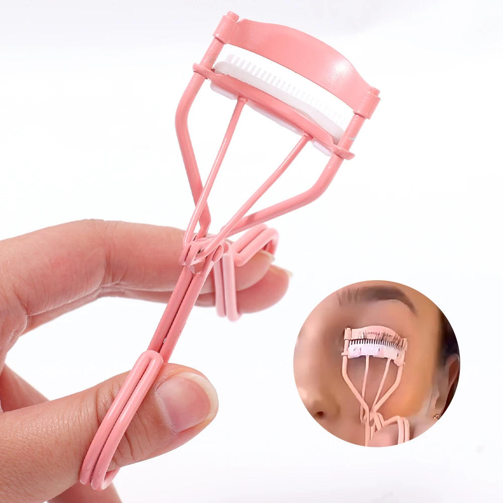 Description Picture 5 of itemProfessional Stainless Steel Eyelash Curler with Comb Portable Not Hurting Eyelashes Face Beauty Eyelash Curler Eye Makeup Tool