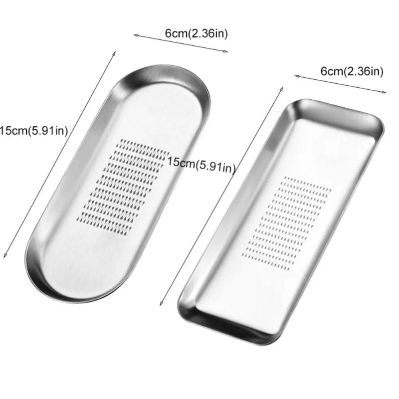 Description Picture 2 of itemPortable 304 Stainless Steel Garlic Grinder Manual Rust-proof Ginger Grater Handheld Thickened Garlic Mill Tool Yam