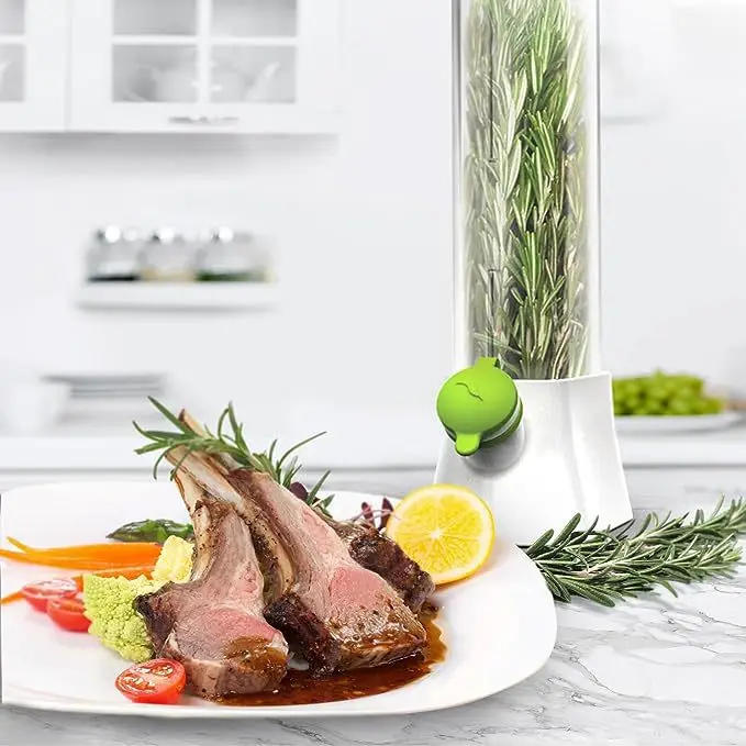 Description Picture 6 of itemHerb Saver for Refrigerator, Vegetable Preservation Pod Bottle , Fresh 2-3weeks Herb Keeper for Cilantro Mint, Parsley Asparagus