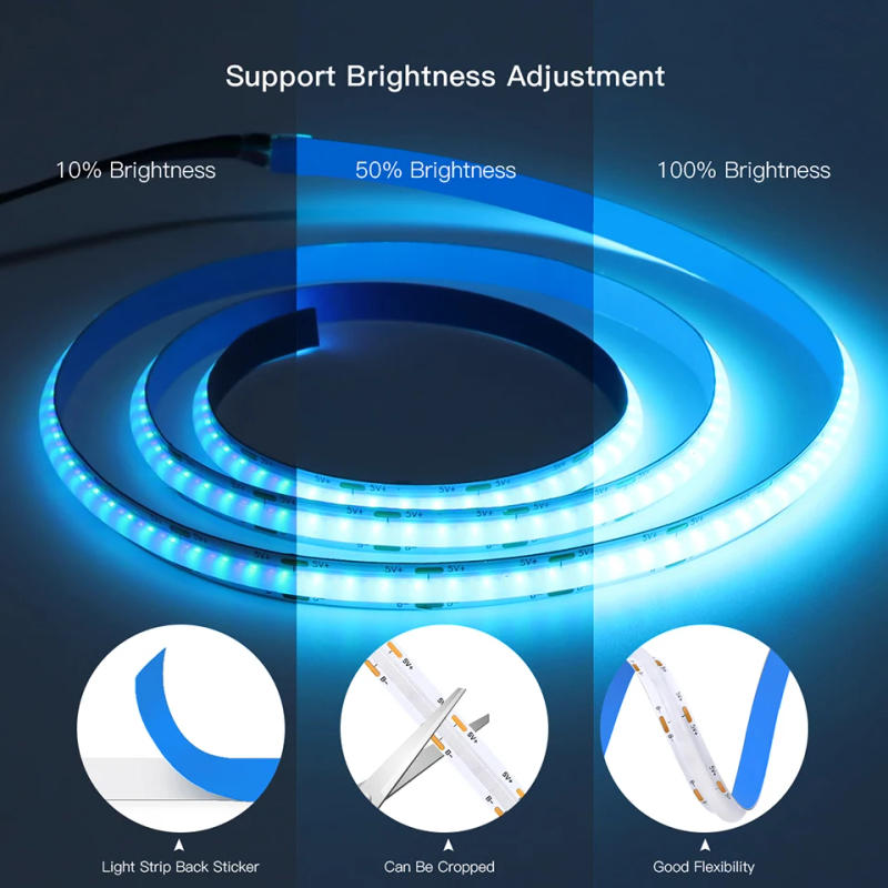 Description Picture 5 of itemCOB RGB USB LED Strip Lights Bluetooth/ WIFI Tuya APP Control TV Backlight Flexible Lamp Tape for Black Myth Wukong Gamer Decor