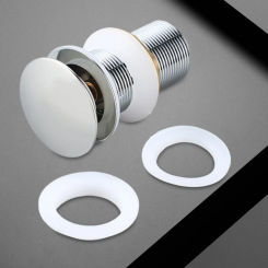 Bathroom Sink Stopper Anti Clogging Push Type Basin Pop Up Drain Filter Bathroom Basin Waste Stopper Wash Basin Faucet Accessory