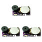 3PCS Purple