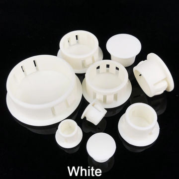 10Pcs Round Plastic Cover Nylon Blanking End Caps Furniture Panel Screw Hole Plug Inserts Bung Stopper 5/6/7/8/9/10/11/12-50mm
