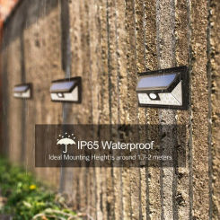 Solar Outdoor 24 LED Lighting Night Lampion 3 Mode Super Bright Security Motion Sensor Wall Lamp Waterproof IP65 Yard Light