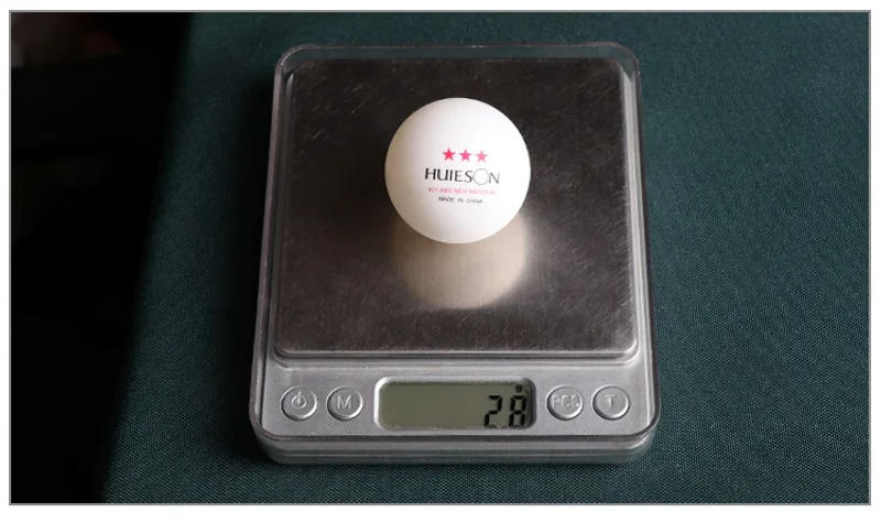 Description Picture 6 of itemHUIESON 3-Stars 50/100PCS Ping-Pong Balls ABS New Material 40+ High Bounce Table Tennis Ball for Professional Athletes Training