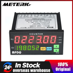 Multi-functional Dual Light-emitting Diode Display Digital Counter 90~265V AC/DC Length Meter with 2 Relay Output and Pulse