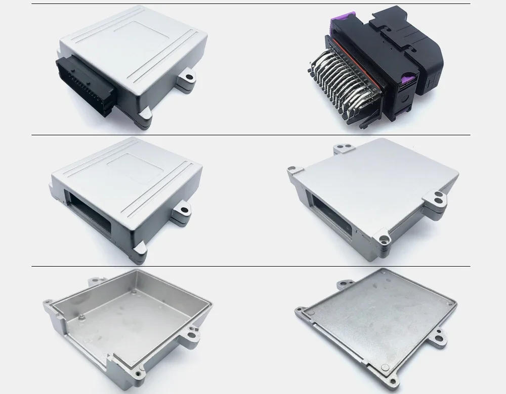 Description Picture 4 of item1 Set 39 Pin ECU Box Aluminum Shell Plug Car Control Box Generator Panel Connector PCB Socket With Terminal