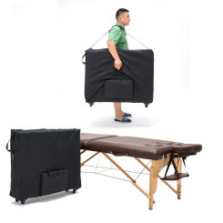 Push-pull folding storage bag for massage bed beauty bed waterproof backpack with wheel Wear-resistant oxford cloth 93*70cm