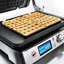 Description Picture 6 of itemCGH1030D Livenza All-Day Grill, Griddle and Waffle Maker Silver Large