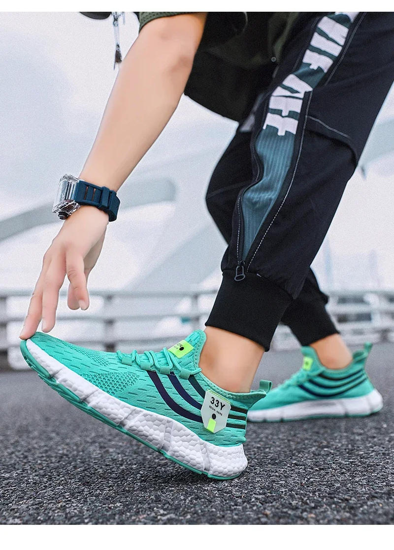 Description Picture 6 of itemFashion Sneakers Men Women Shoes High Quality Sole Fly Weave Breathable Running Jogging Tennis Shoes Comfortable Casual Walking