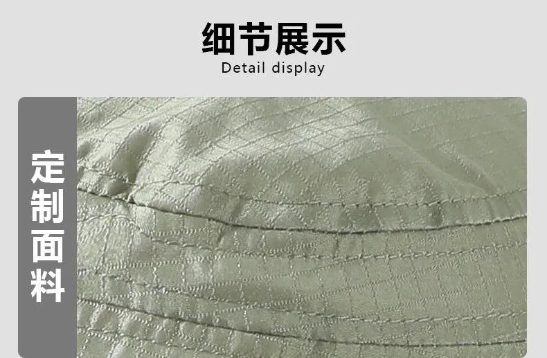 Description Picture 6 of itemSummer Bucket Hat Outdoor UV Protection Wide Brim Panama Safari Hat Mesh Fisherman Beach Cap for Hiking Cycling Fishing Hat