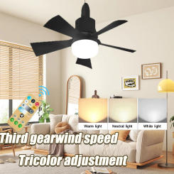 Ceiling Fan Light LED 30w E27 With Remote Control for Dimming Modern Smart Suitable For Living Room Study Household Use 85-265v