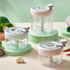 Multi-functional Manual Garlic Grinder Household Baby Vegetables and Fruits Auxiliary Cooking Machine Kitchen Garlic Grinde
