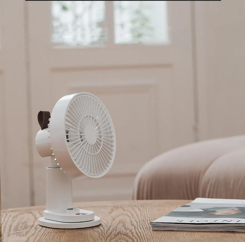 Description Picture 5 of itemUSB Rechargeable Portable Desk Fan Folding Cooling Fan Outdoor Camping Mini Floor Fan 4000mAh Home Office Silent Fan with Clip