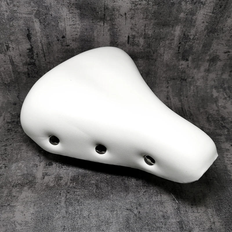 Description Picture 6 of itemFREE-Bicycle Saddle Vintage Leather Comfortable Seat Cycling Accessories Seatstay Rivet Bike Saddle G02