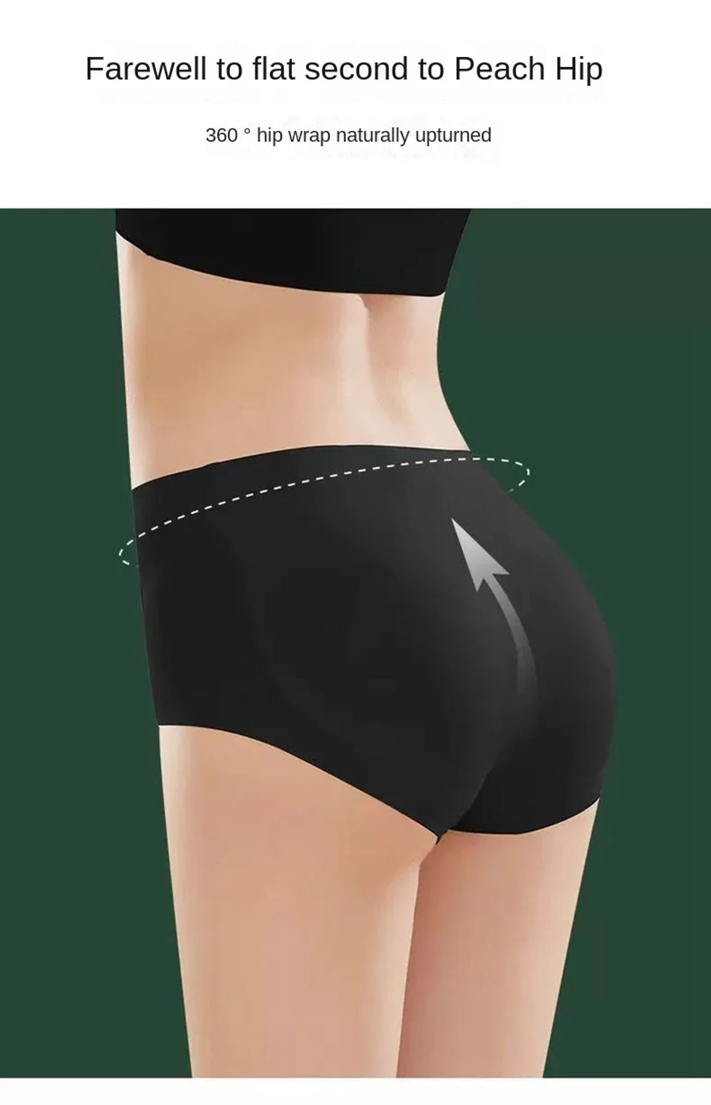 Description Picture 5 of itemSummer Seamless Bodyshaper Panties Silicone Hip and Raises Butt Pads Push Up Briefs Big Ass Bum Lifter Sexy Buttocks Lingerie