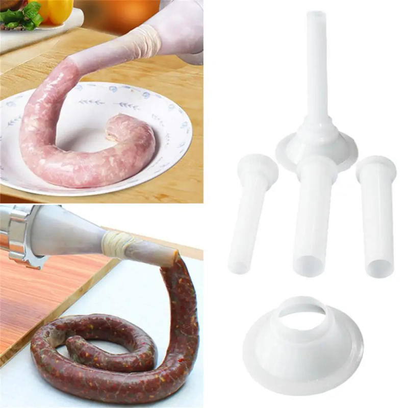 Description Picture 3 of itemPcsset Meat Grinder Sausage Stuffer Filling Tubes Sausage Maker Tubes DIY Sausage Maker Nozzles Kitchen Meat Tools