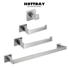 Bathroom Hardware Set Bathroom accessories Black Robe Hook Towel Rail Bar Rack Bar Shelf Tissue Paper Holder Toothbrush Holder