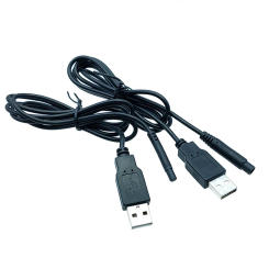 1Pcs 4P Male Female Cable TO USB Data For Reversing Video Camera Driving Recorder Extension Cord
