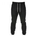 Casual Sweatpants Fitness Pants Skinny Men Sportswear Mens drawstring tights zipper pocket Tracksuit Bottoms Trousers