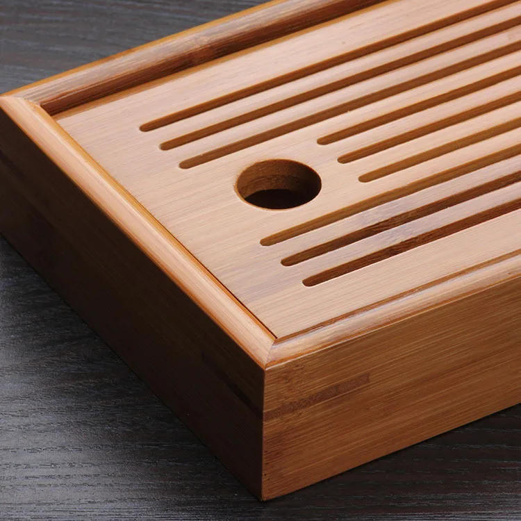 Description Picture 5 of itemTea Board Bamboo Tea Tray Drainage Tank Puer Tea Table Saucer Drawer Tray For Ceremony Teaware Tool