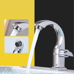 Basin Faucet Only Cold Zinc Alloy Bathroom Faucet Deck Mounted Bathroom Faucet Bathroom Sink Tap Basin Tap Kitchen Accessories
