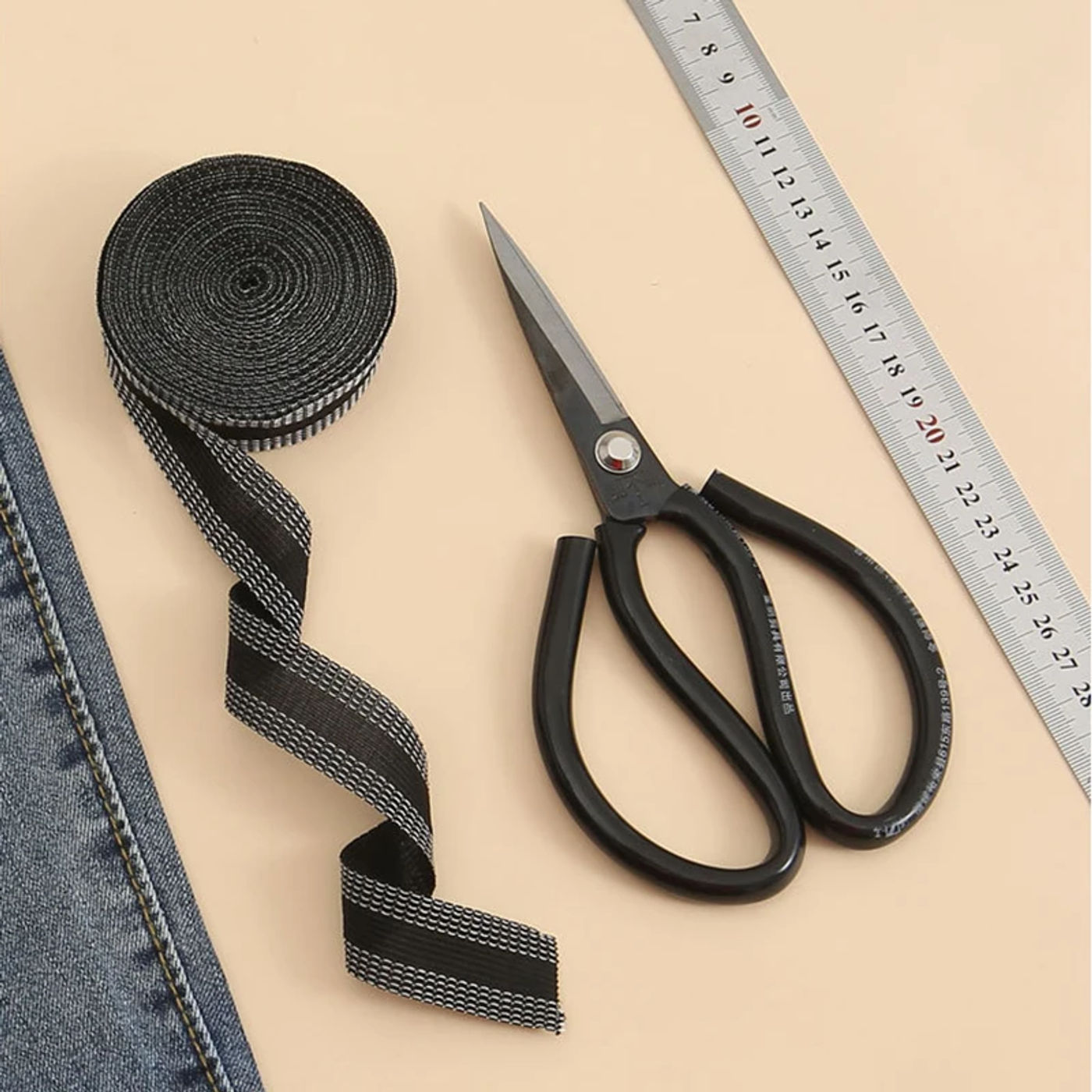 Description Picture 3 of itemPants Edge Shorten Self Adhesive Pant Mouth Paste Iron on Hem Fabric Fusing Hemming Ironing Sewing Tape