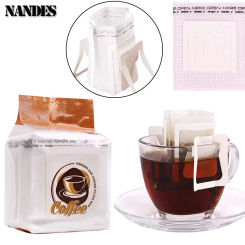50Pcs/Pack Disposable Drip Coffee Bag Paper Bag Portable Hanging Ear Style Coffee Filters Tea Tools Coffee Accessories Tea Tool