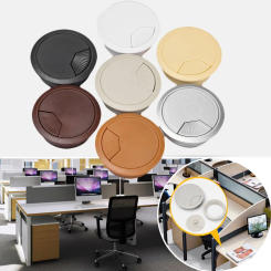 60/80mm Practical Tidy Cable Clamp Office Organizer Computer Grommet Line Box Wire Hole Cover Desk Table Cable Fastener