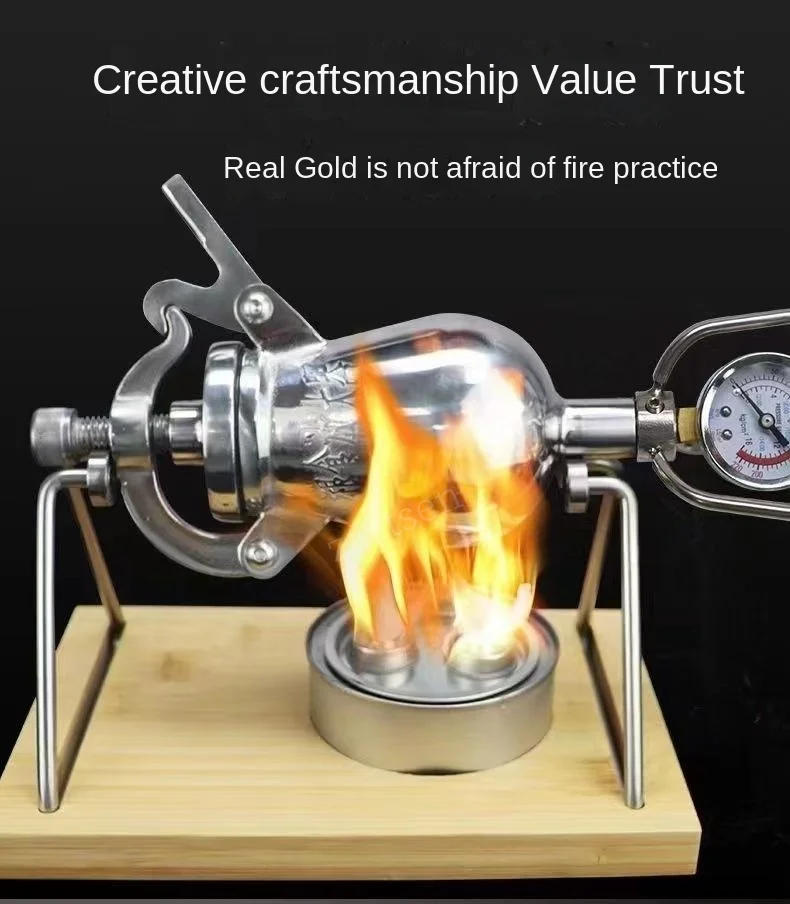 Description Picture 2 of item300ml Home Hand-cranked Old Popcorn Maker Puffed Rice Corn Machine