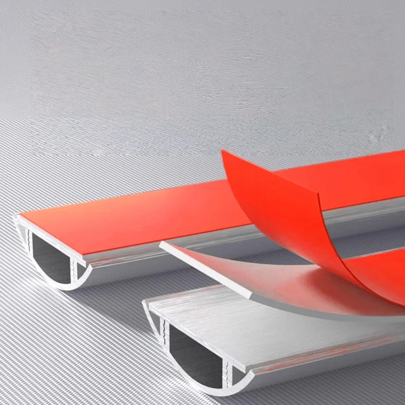 Description Picture 5 of item1pc 1m/39.37in Slot Floor Cord Cover Self-Adhesive Cord Protector Extension Wiring Duct Protector Electric Wire Slot Cable