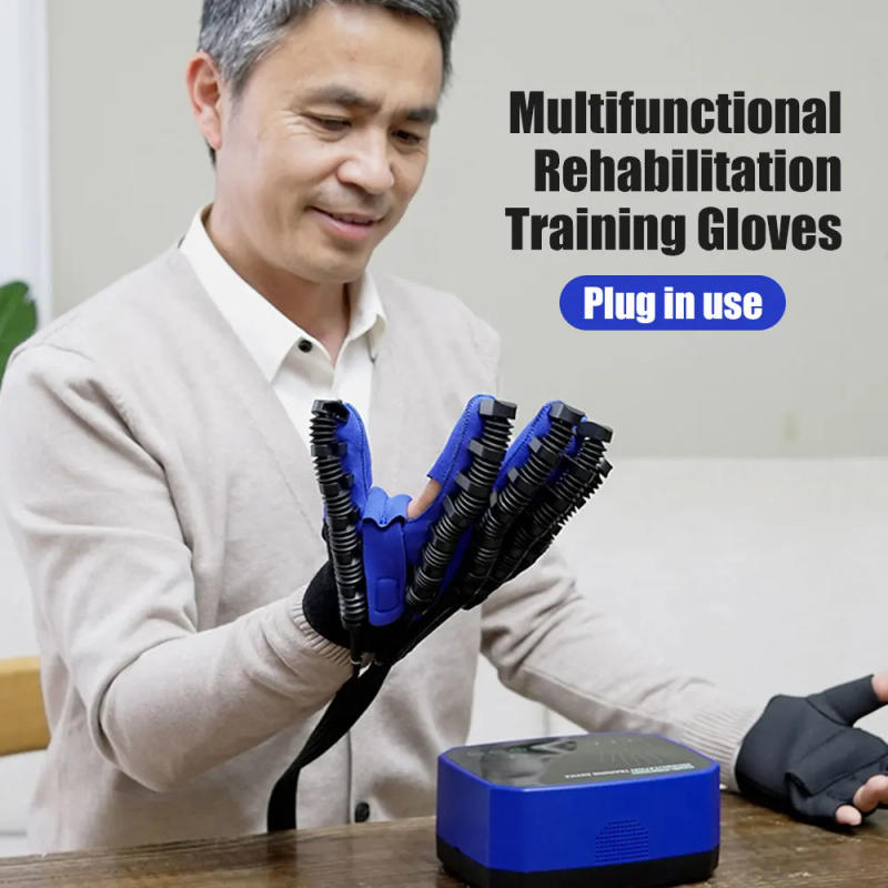 Description Picture 2 of itemRehabilitation Robot Gloves Equipment Hand Massage Training Glove Patients Stroke Hemiplegia Finger Hand Function Recovery Tool