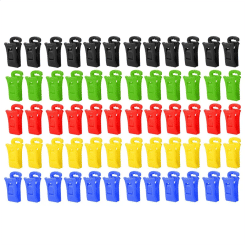60 Sock Clips for Washing Machine and Dryer, Sock Clips with Hooks,Sock Holder Washing Machine, Directly Into the Drawer