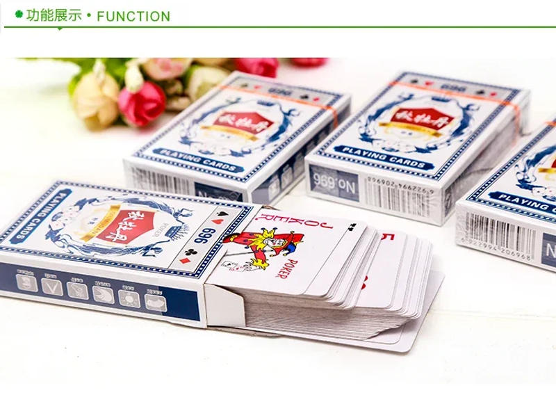 Description Picture 2 of item54 Cards Pattern Table Game Playing Card Table Game Playing Card Collection Entertainment Products.